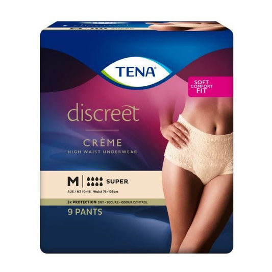 Tena Discreet Super Pant Medium 75 105 Cm 1010ml Cream